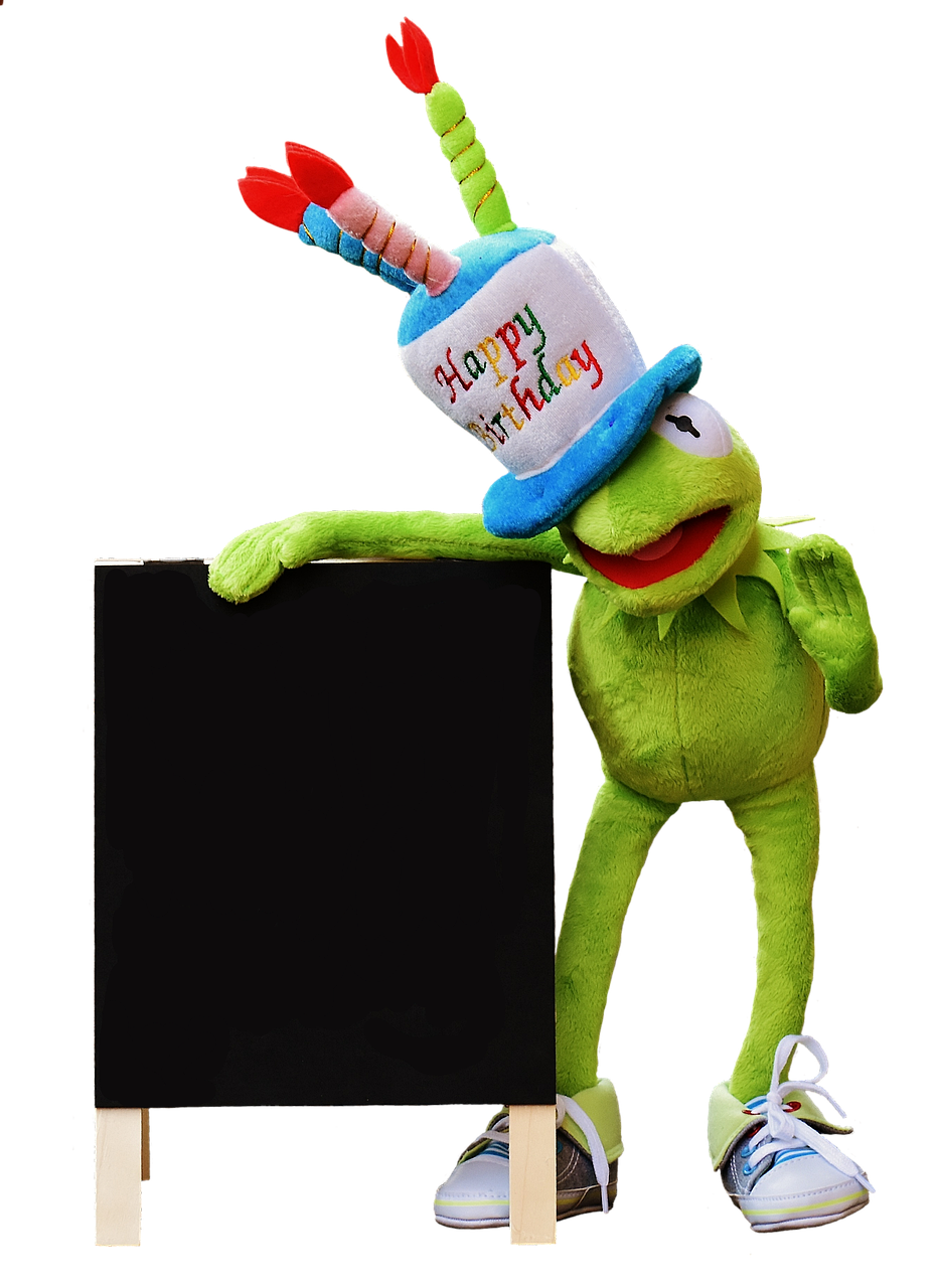 date of birth, congratulations, kermit, frog, greeting card, pleasure, happiness, happy, congratulation, birthday wishes, happy birthday, birthday card, fun, wish congratulations, isolated, exemption, cutting out, cut out, cropping, happy birthday, happy birthday, happy birthday, happy birthday, happy birthday